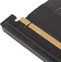 ASHATA PCIe 4.0 X16 Riser Kábel, 40cm Fekete, Rugalmas VGA Hosszabbító, 180° GPU Grafikus Kártya Adapter, RTX 4000 és RX 7000 Sorozattal Kom 8