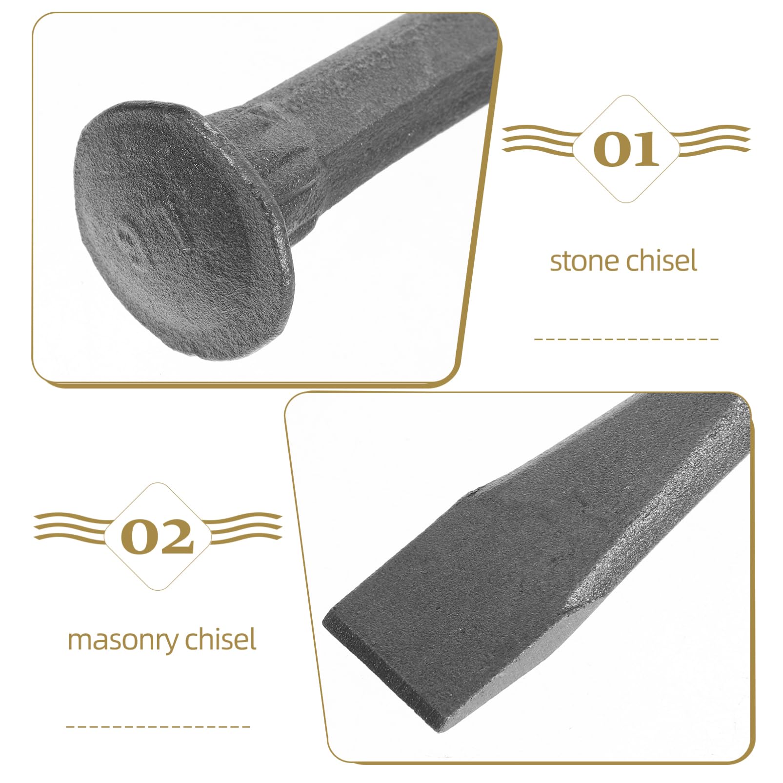 4pezzi Masonry Chisel Per Scalpello Pesante Al Carbonio Per Intaglio e Falegnameria Strumento Versatile Per Professionisti e