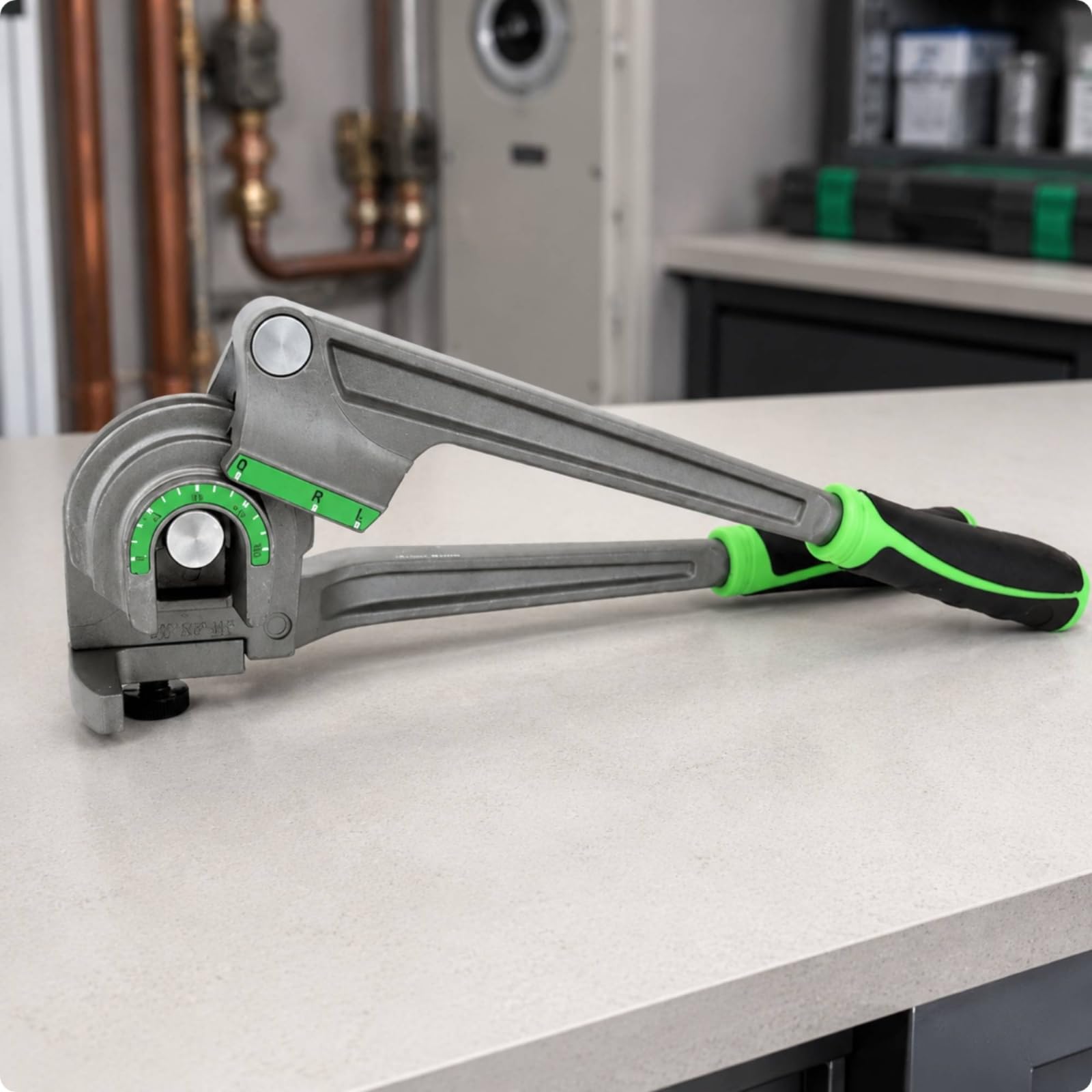 Manual Bending Equipment Curvatubi Manuale Curvapipa Attrezzo Piegatubi Strumento Tubazioni con Testa Curvante E 0 180 Gradi in Lega di, ST—612—A