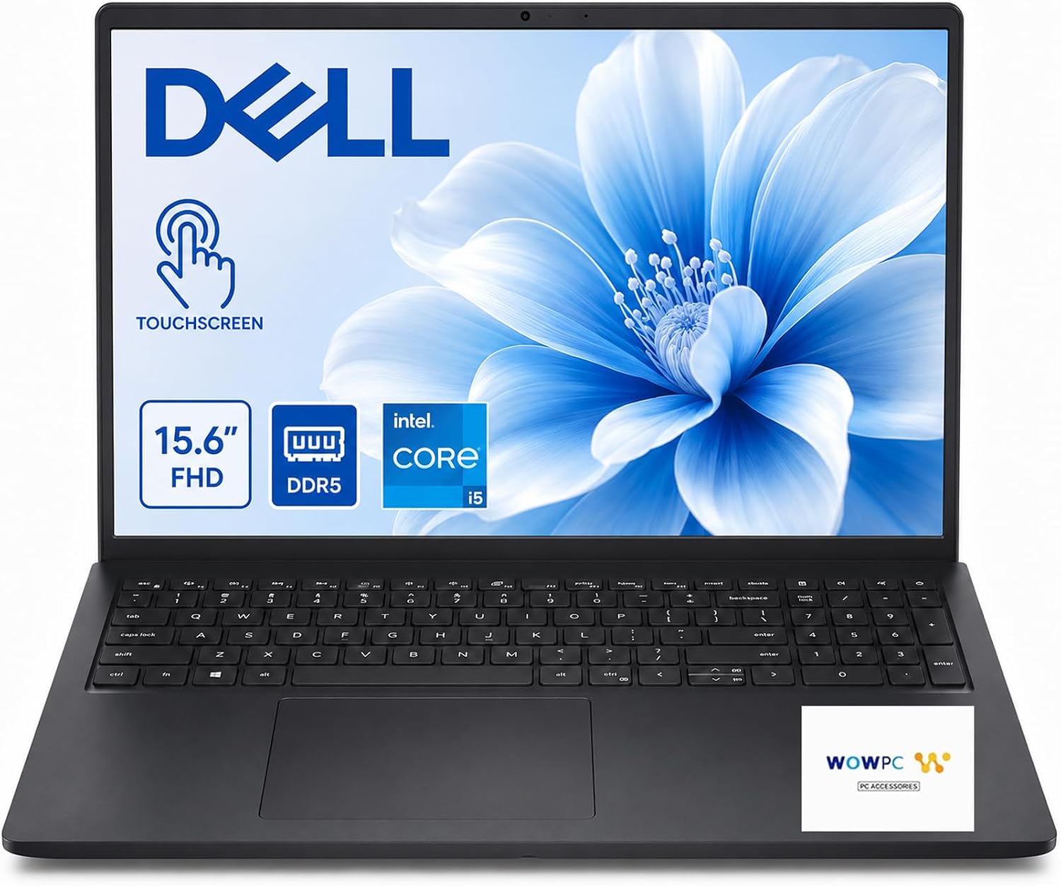 Dell Inspiron 15 Laptop, 15.6" FHD Touch Computer, Intel Core i5-1334U, 8GB DDR5 RAM, 256GB SSD, Wi-Fi 6, Copilot, Windows 11 with Office 365 for The Web, Laptop for Work, School & Everyday Use