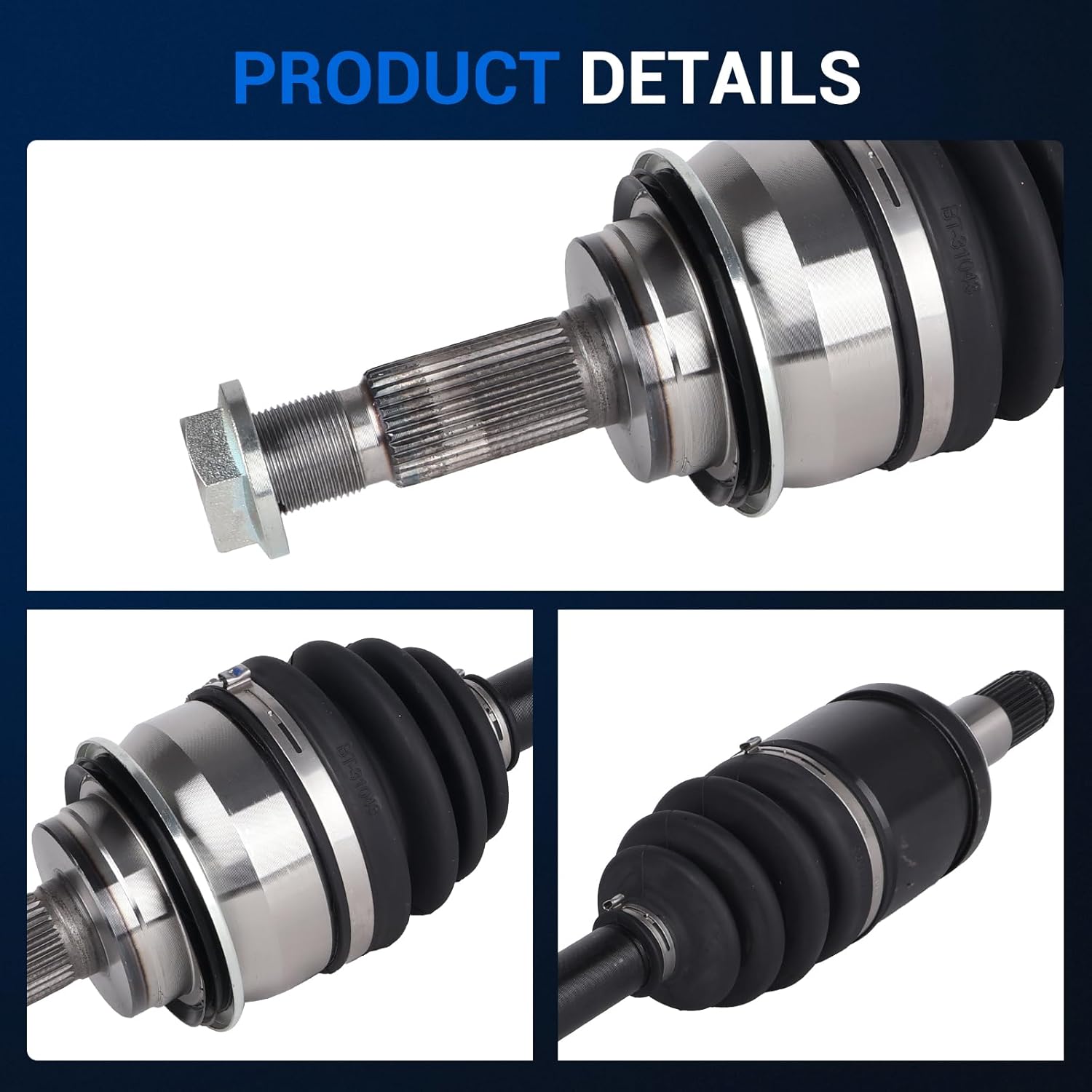 Autoround Pair 665235 Front CV Axle Shaft Assembly Compatible with Toyota Tacoma 2005-2020/ 4Runner 2003-2022/ FJ Cruiser 2007-2014, Lexus GX470 2003-2009/ GX460 2010-2022, Driver and Passenger Side