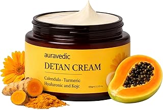 Auravedic Hidratante facial de cúrcuma y papa...