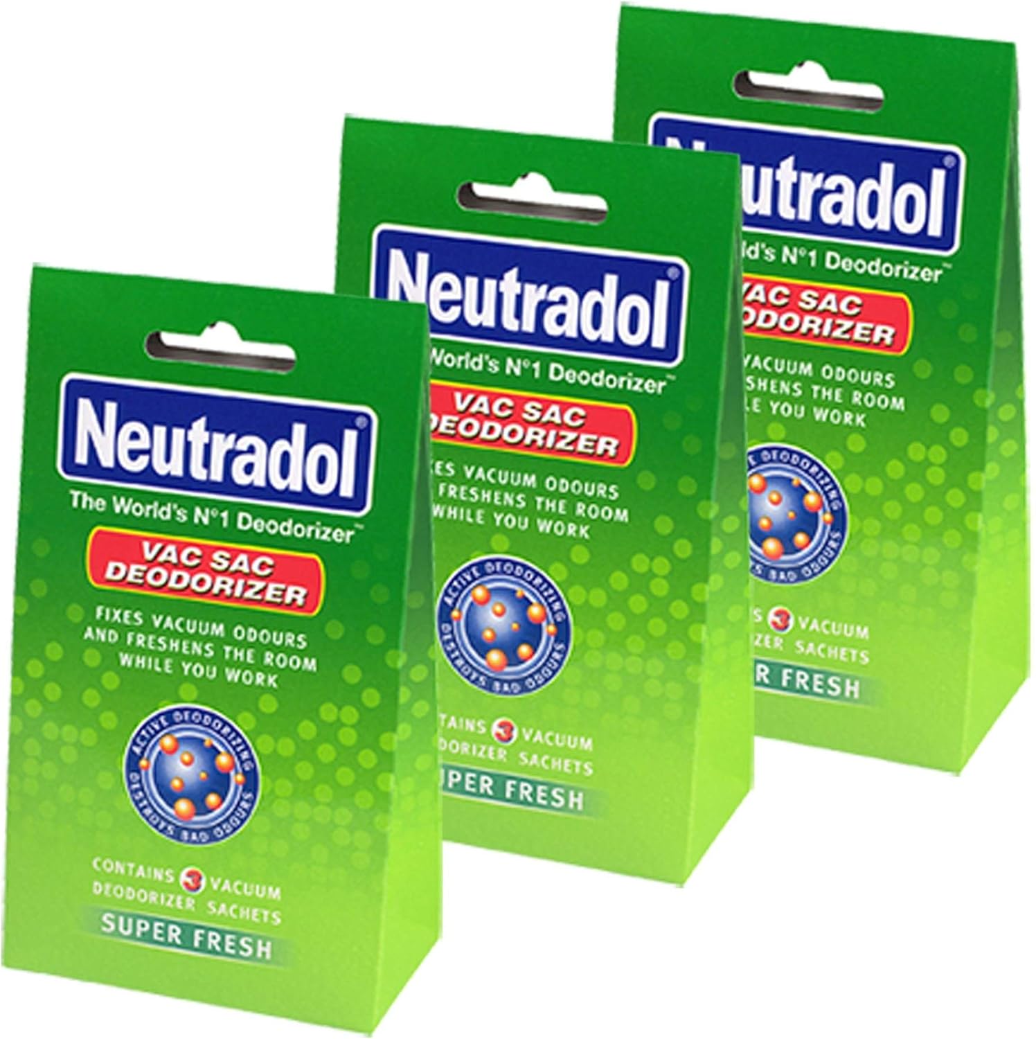 Pack Of 9 Neutradol Fresh Deodorizer Vac Sacs Amazon.co.uk Grocery