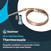 Vista 2 de Eastman Termopar de gas de 36 pulgadas, cabeza de acero inoxidable, 60038