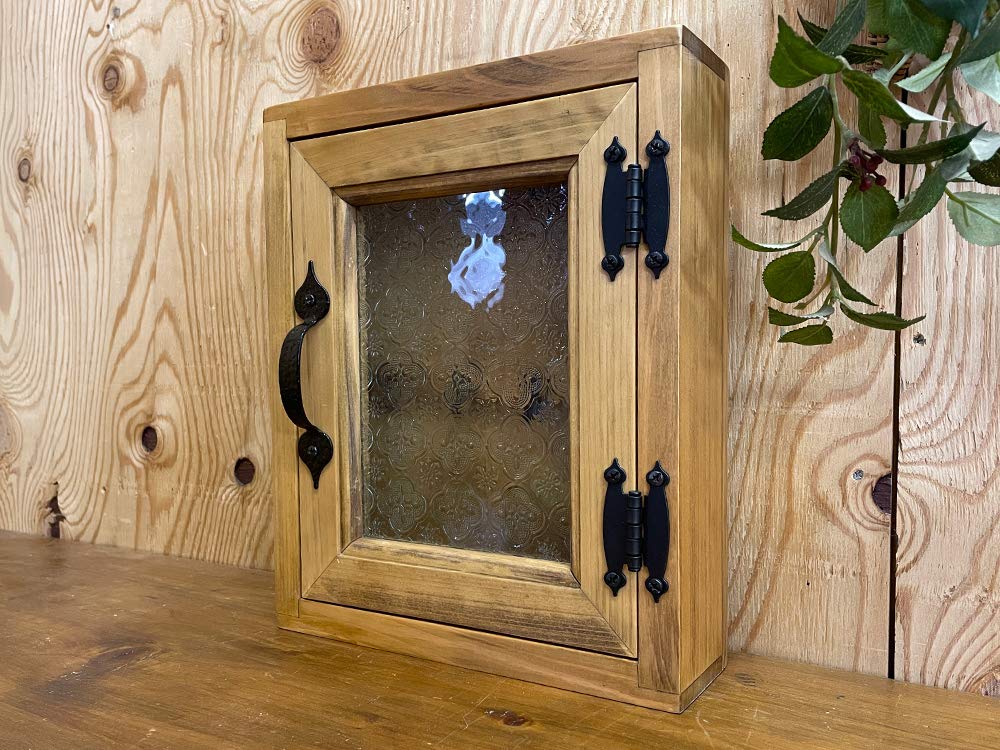 Amazon.co.jp: キーボックス アンティークブラウン 25×7×30cm フローラ