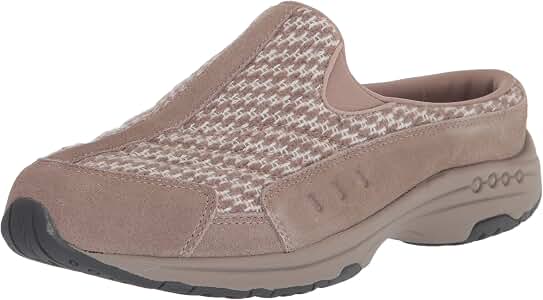 Easy Spirit Women's Traveltime525 Clog, White 140, 6.5 Wide
