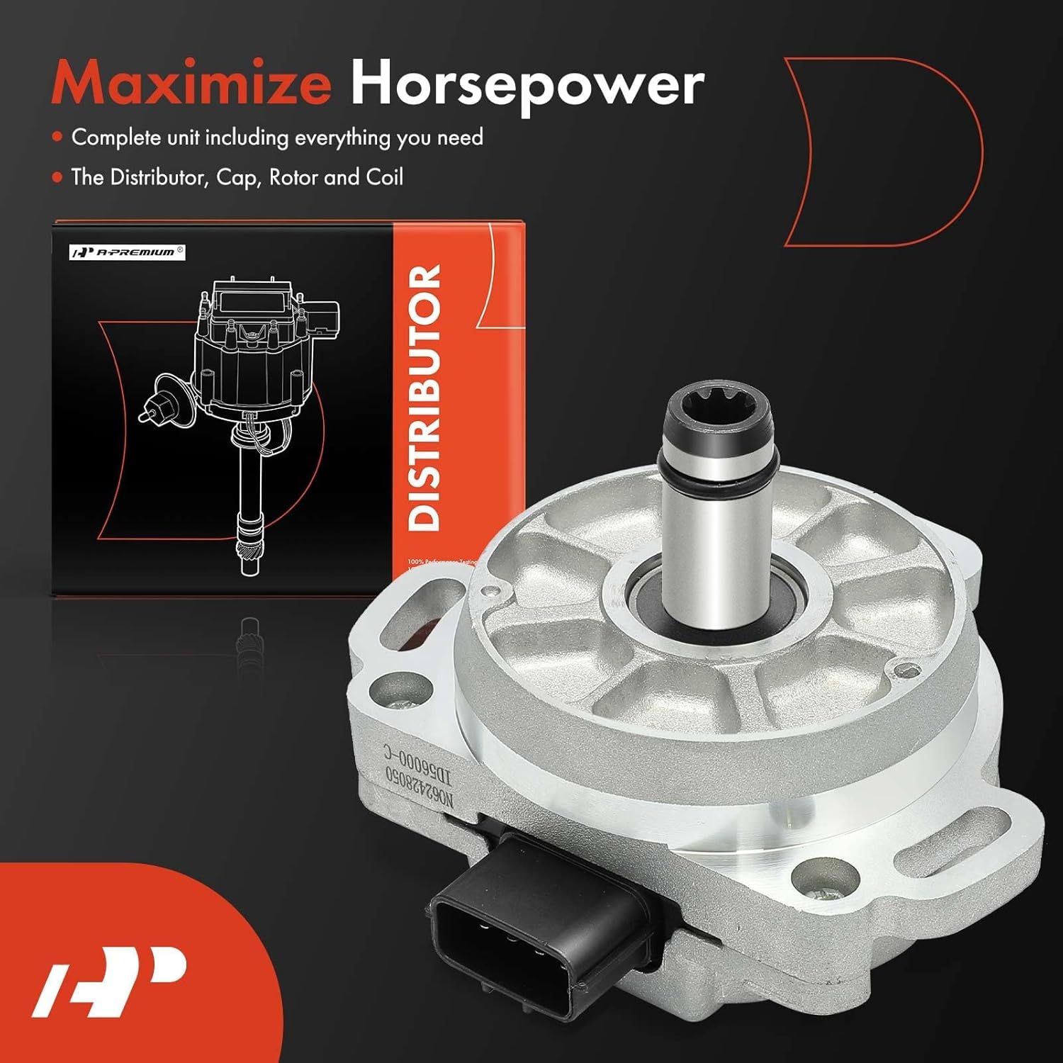 A-Premium Crankshaft Position Sensor Compatible with Infiniti J30 1993-1997 & Nissan 300ZX 1994-1996, 3.0L