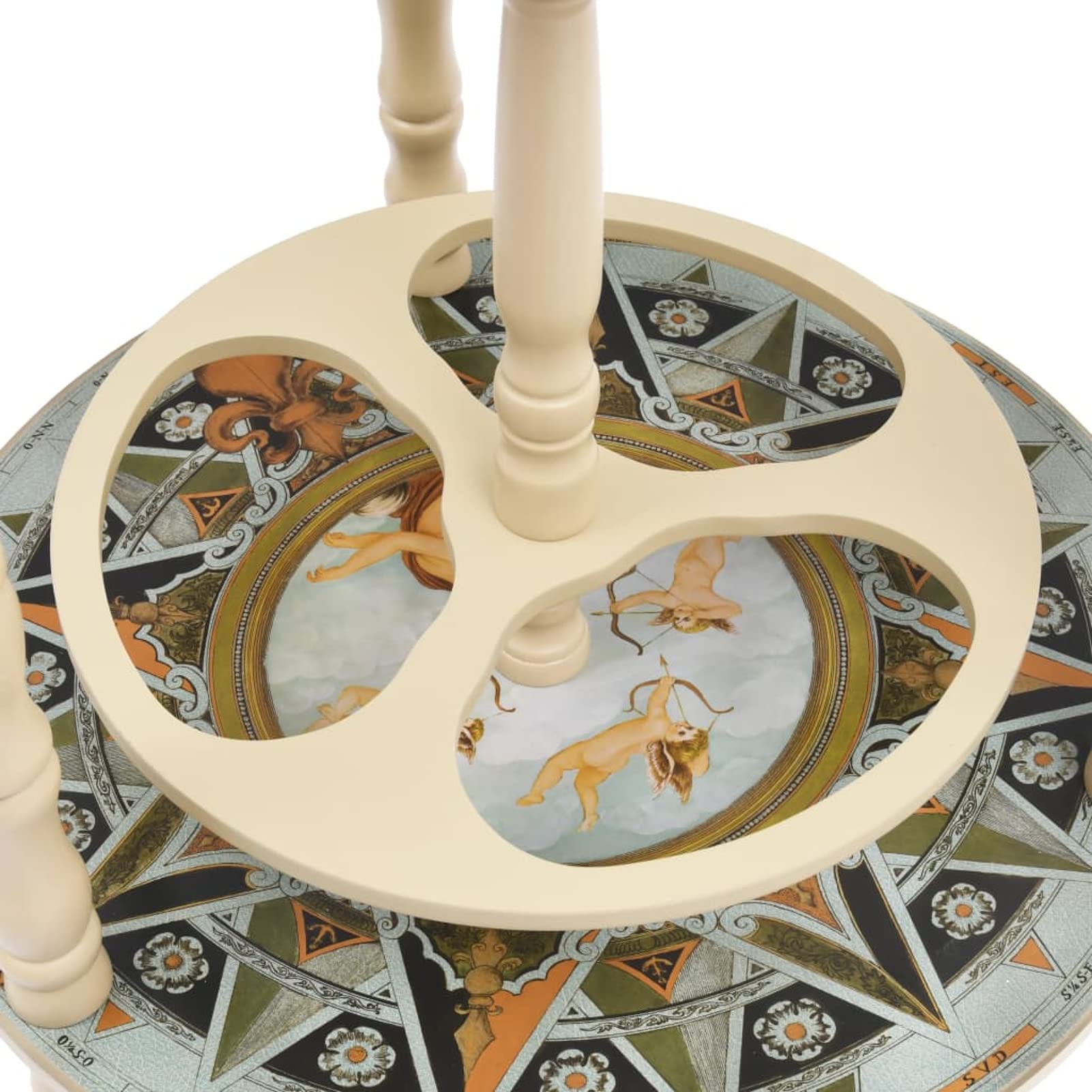 Homgoday Globe Bar 887 - Soporte para vino (madera de eucalipto), color azul