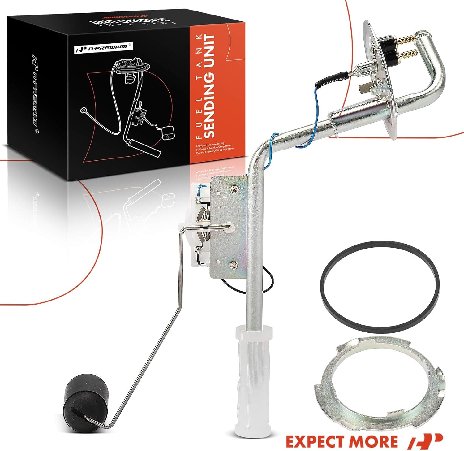 A-Premium Fuel Tank Sending Unit Compatible with Ford Mustang & Mercury Cougar, 1971 1972 1973, Replace# D1ZZ9275A, 3023755711