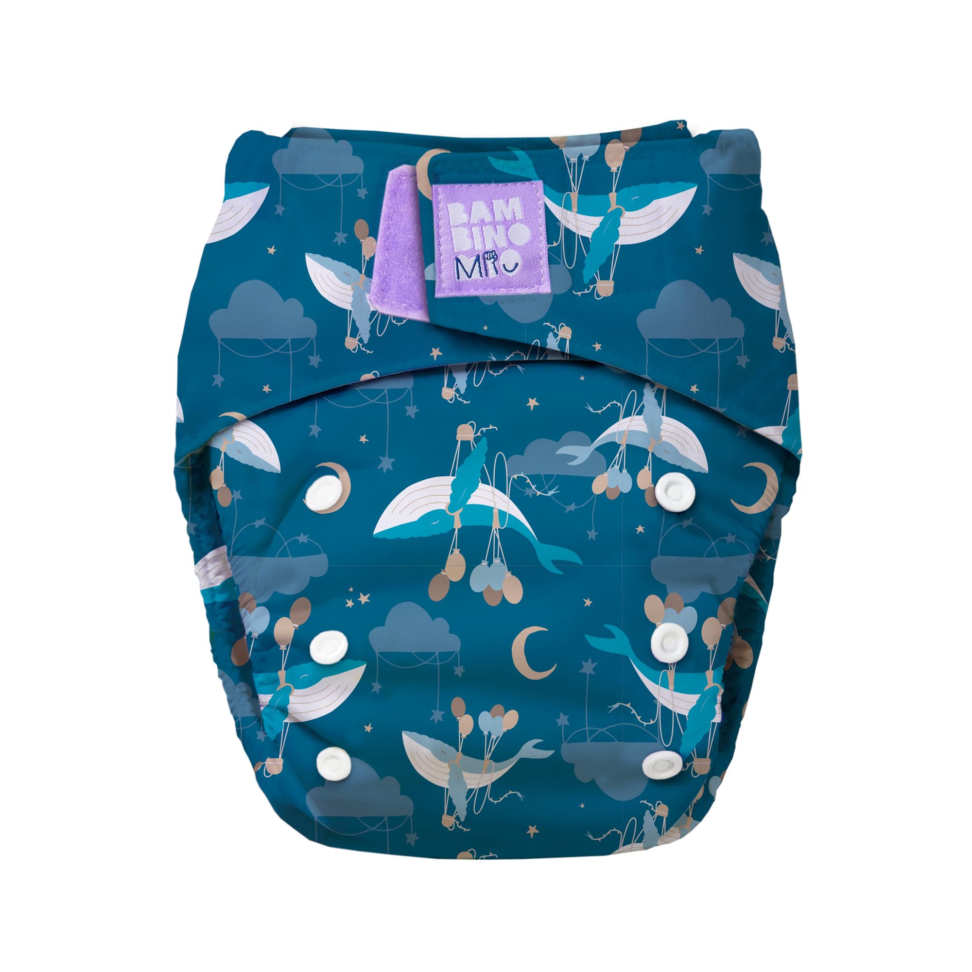Bambino Mio, Revolutionary Reusable Cloth Nappy SAIL Away - Sustainable, Oeko-Tex, Washable, Baby and Toddler