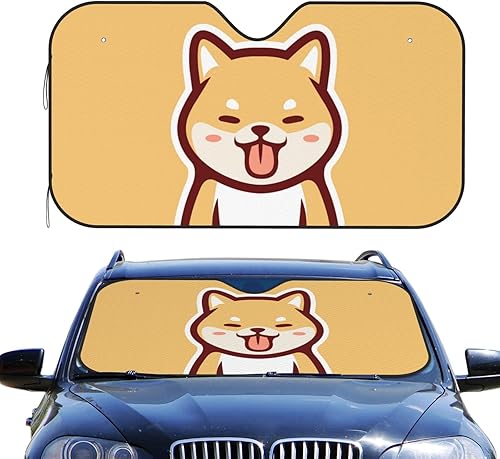 Miniatura 1 de Parasol plegable para parabrisas de auto, para automóvil, SUV, camiones, bloquea los rayos UV máximos y mantiene tu vehículo fresco, M