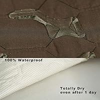 Vista 7 de RBSC - fundas para sofá reclinables (2019) para el hogar, 100% impermeable, antideslizante, lavable, protección si tienes mascotas, bebés, perros