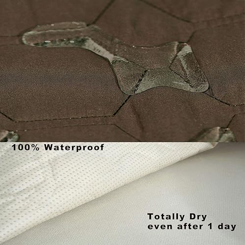 Miniatura 7 de RBSC - fundas para sofá reclinables (2019) para el hogar, 100% impermeable, antideslizante, lavable, protección si tienes mascotas, bebés, perros,