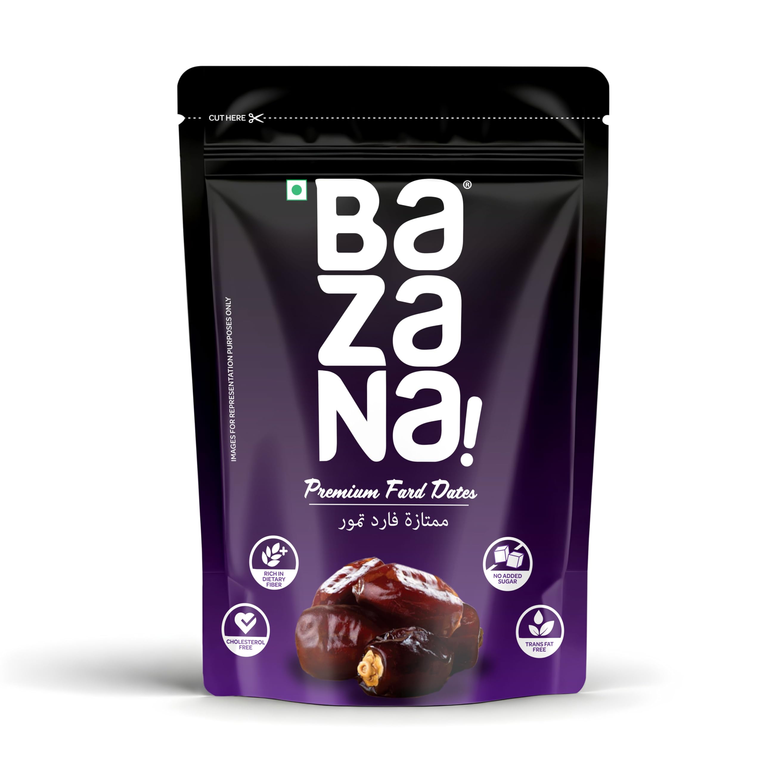 Bazana Premium Fard Dates, 500g | Khajur | Khajoor | Soft And Sweet Dates | Dried Fruit | Healthy Snack-image-40