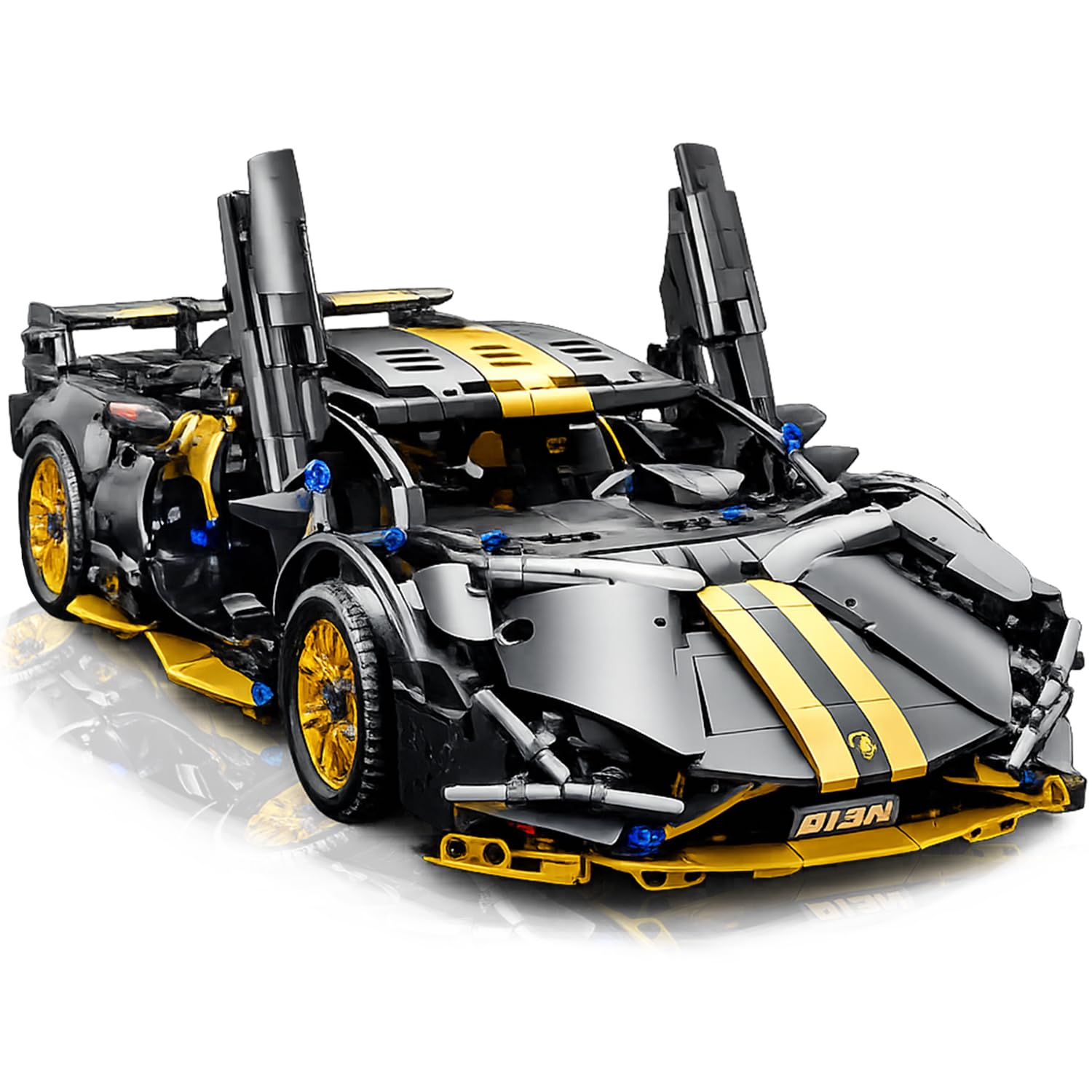 1:14 Race Car Building Set for Adults, Men, Boys 8-12, 1314 PCS, Realistic Sports Car Mod…
