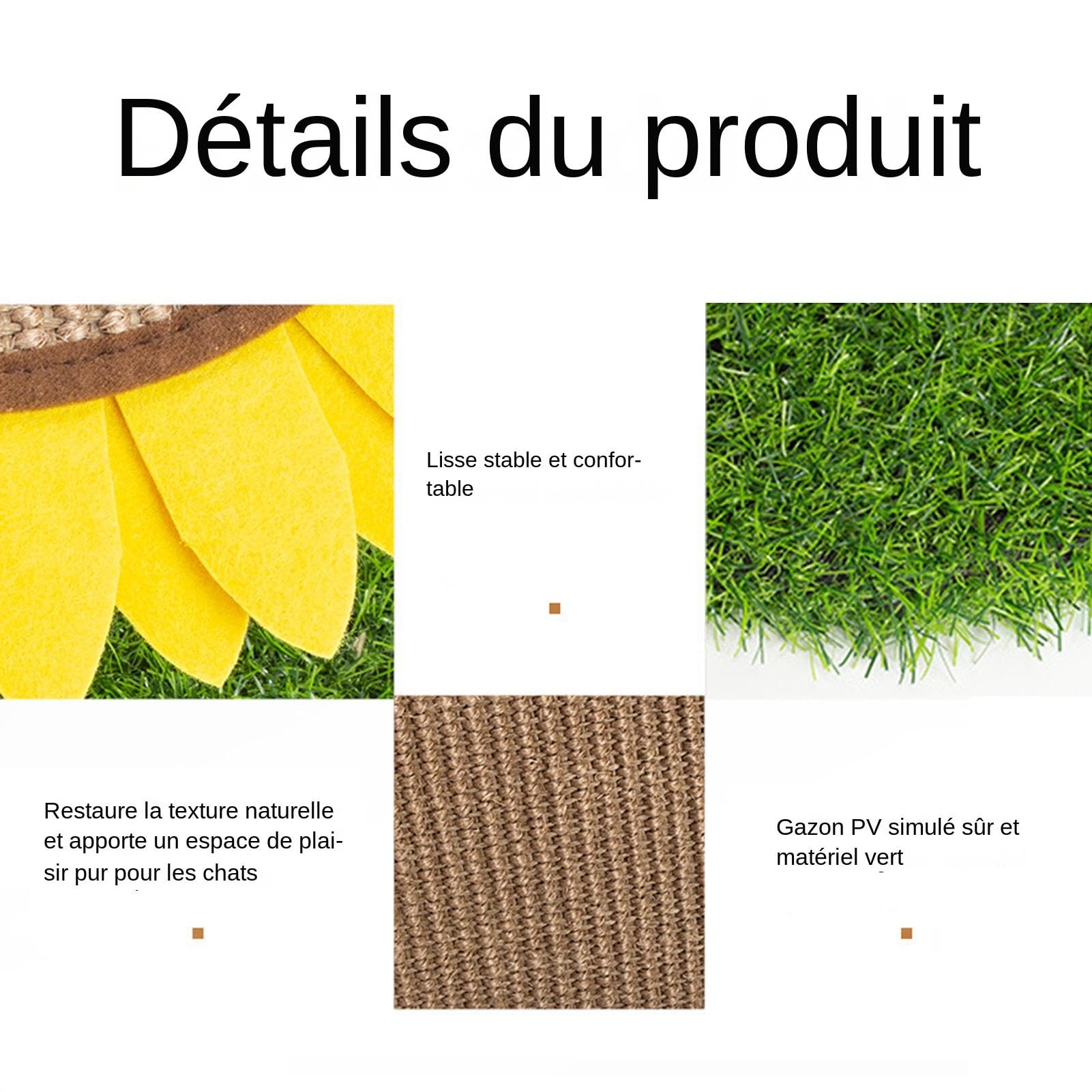 Tiragraffi per gatti a di girasole, simpatico tiragraffi per gatti con albero di gatto e fiori, forniture per animali domestici, accessori per gattini per attività interac | albero di gatto e fiori, forniture per animali domestici, per per attività intera