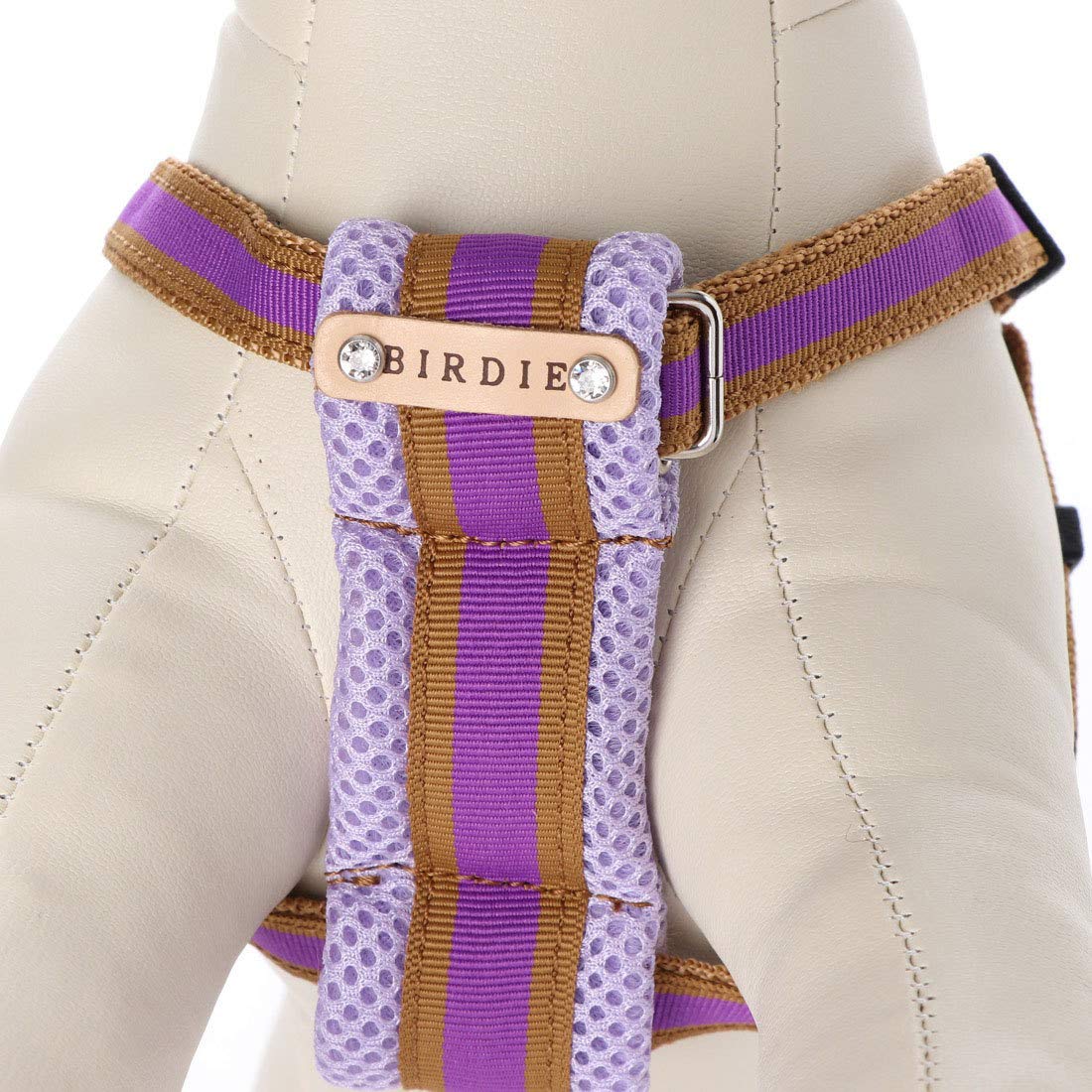 バーディ (BIRDIE) アンファンリード パープル 8390 犬の胴輪 Luxe birdie Luxeハートパヴェ胴輪リード リュクスバーディ