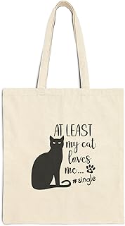 شنطة يد كبيرة توت - شنطة قماشية بسوستة لمحبي القطط - لون بيج - 717