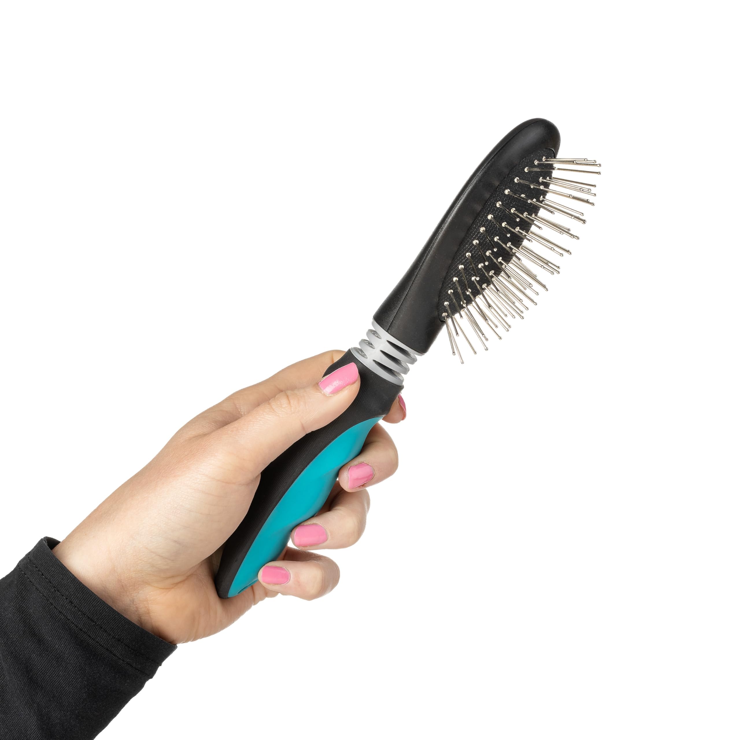 Mikki Dog, Cat Ball Pin Grooming Brush - Removes Knots, Matts and Tangles - for Small to Medium Pets