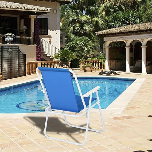 Miniatura 8 de Silla de playa tipo mochila  Silla de camping plegable para adultos, ligera (solo 5 libras), se pliega para un fácil almacenamiento, ideal para