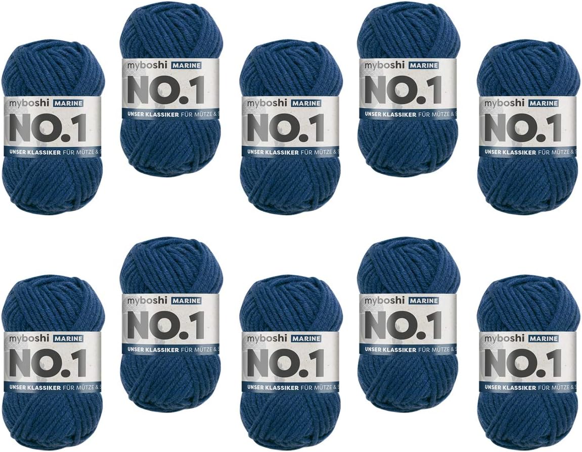 myboshi Crochet and Knitting Yarn Model No. 1 with Merino Wool