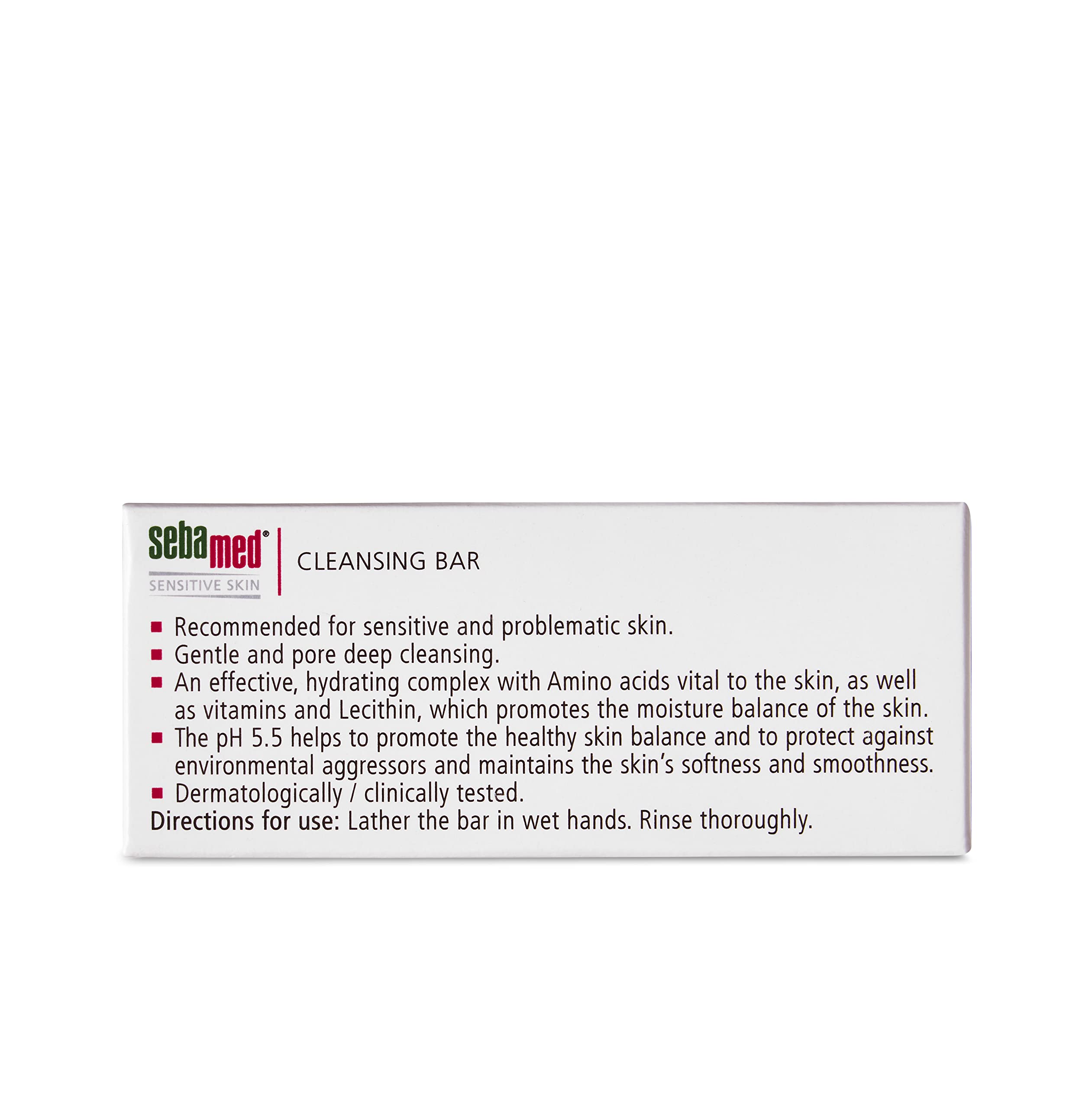 Sebamed Cleansing Bar For Sensitive And Problematic Skin, 100Gm (Pack of 4) 2