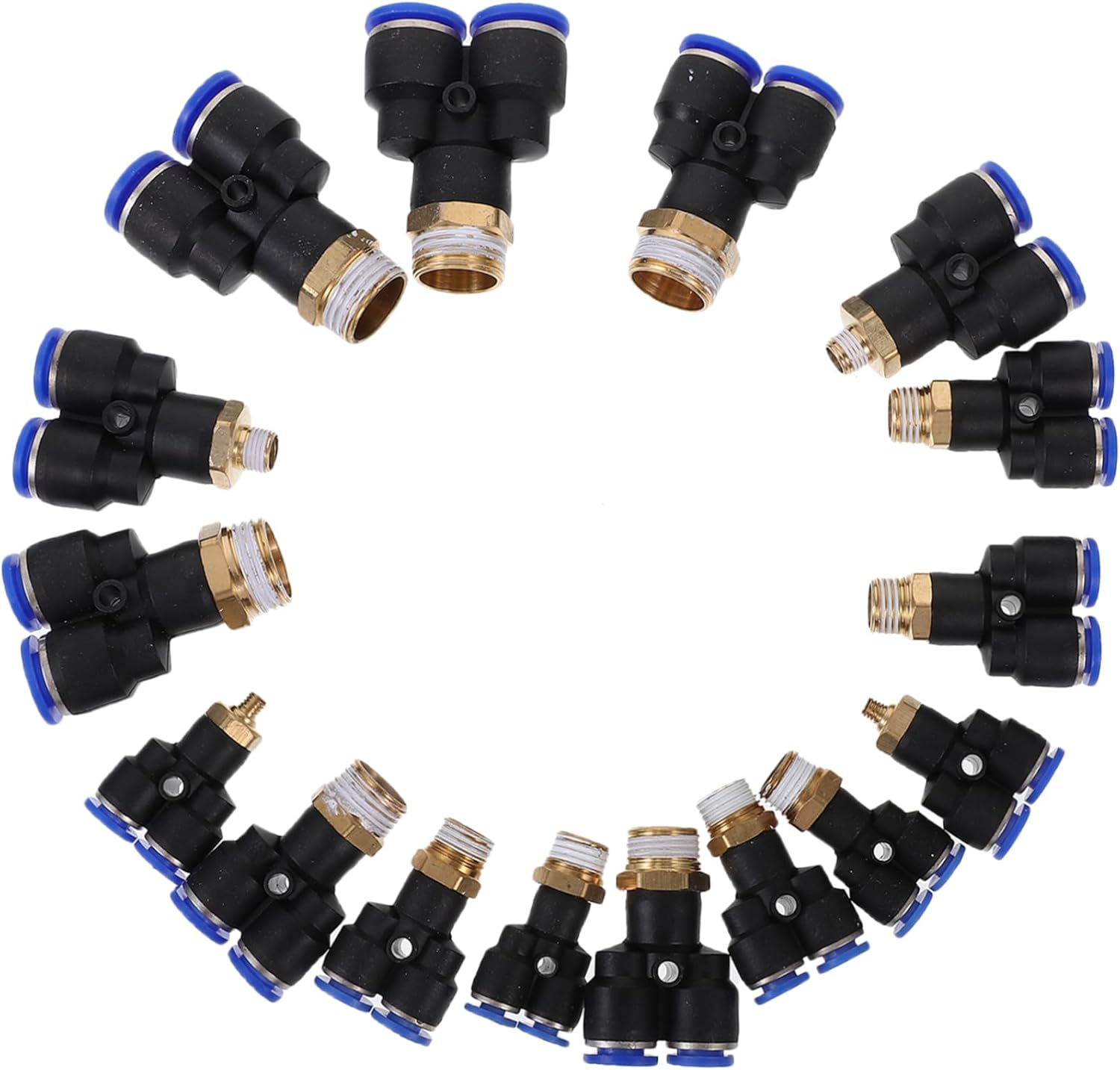 HEASOME 16pcs High Pressure Hose Air Tool Fittings Air