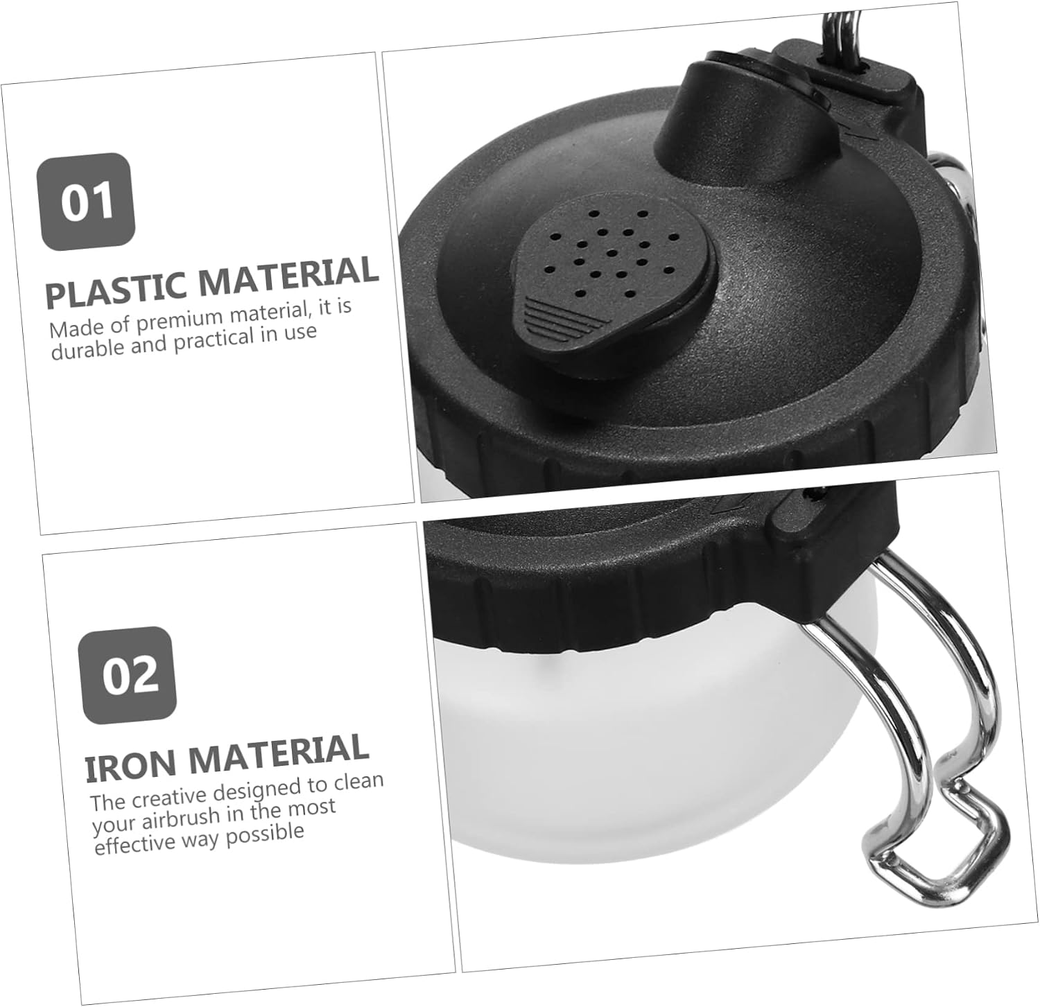 1Pc Multi-Functional Spray Pen Cleaner with Practical Cleaning Kettle and Airbrush Holder for Efficient Paint Nozzle Maintenance in Automotive Spray Gun Equipment