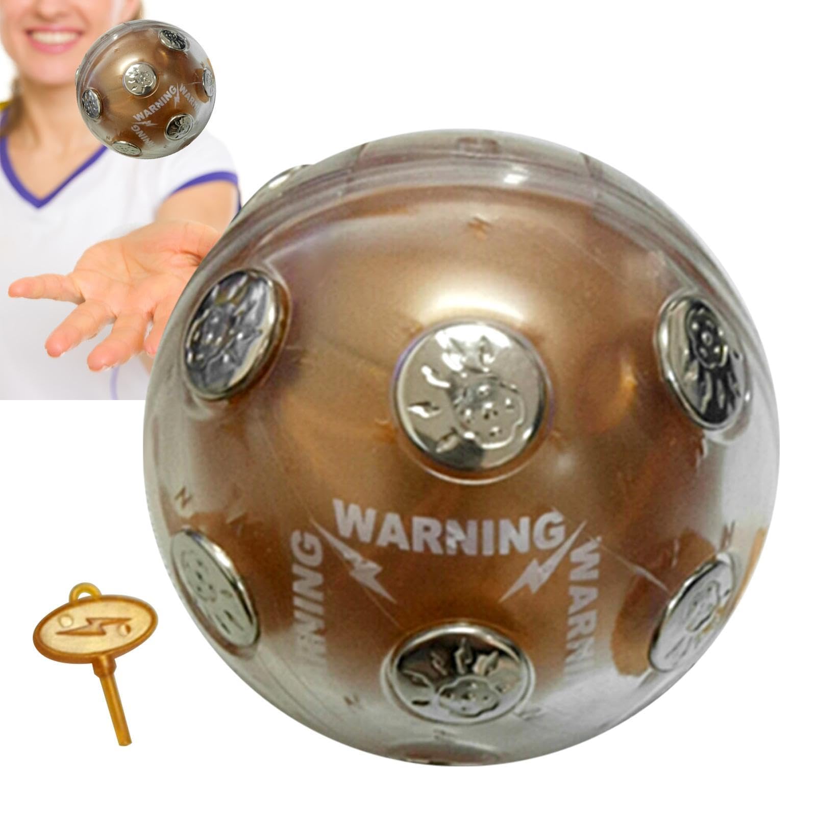 Schockierendes Ballspiel Anti-Stress-Ball für Elektroschocks | Shocking Hot Entertainment Toys, Tragbares Dekompressionsspielzeug Geschenk für und Mädchen