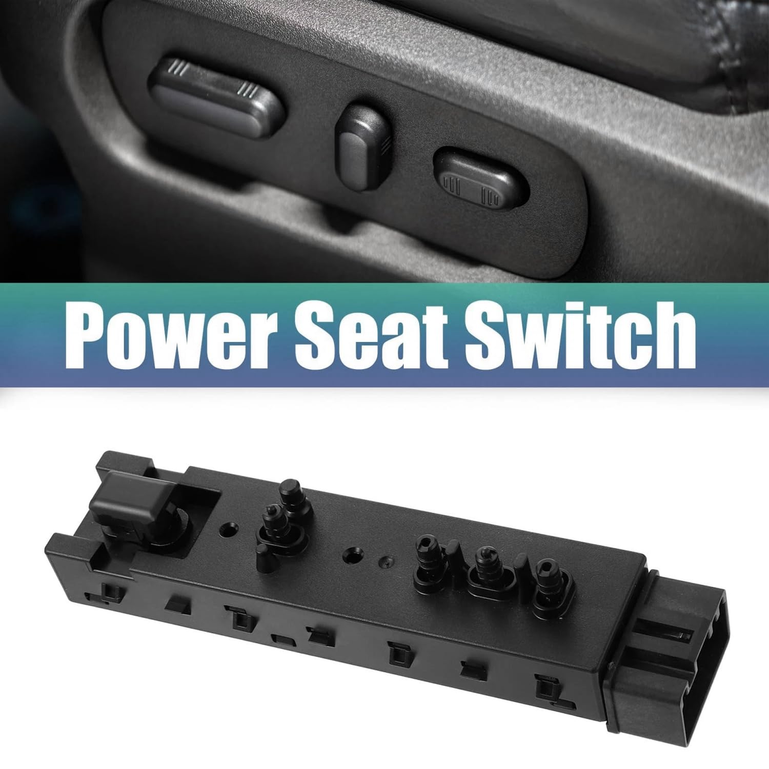 Interruptor de control del asiento eléctrico del lado del conductor para Ford F150, Edge 2007-2014, Explorer 2006-2015, Escape 2013-2018, Expedition 2007-2017, Lincoln MKX 2007-2015, 9L3T14B709FAW