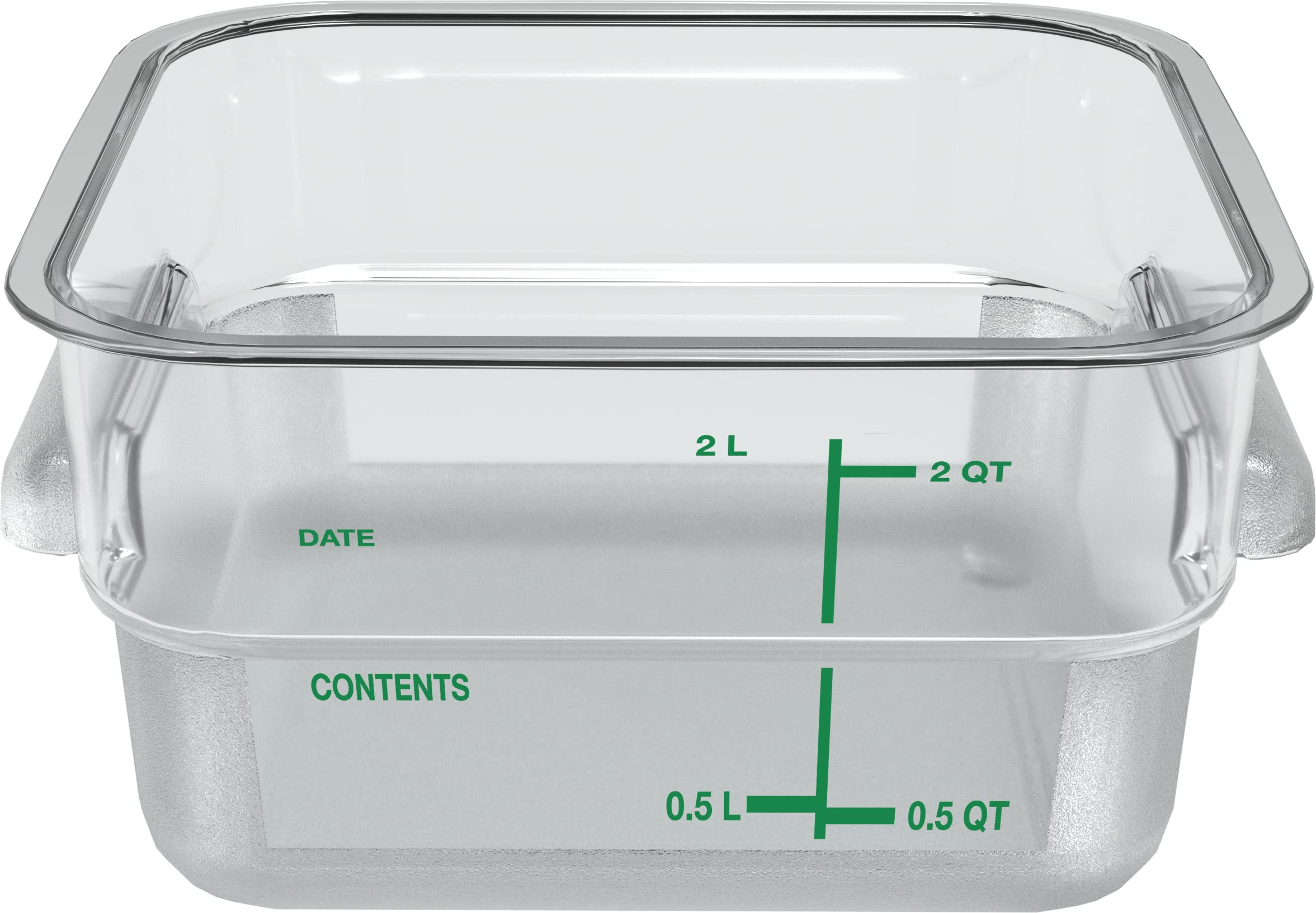 Carlisle FoodService Products 6 / Clear / 2 Quart Container Containers