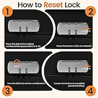 Vista 8 de Fireproof Document Box with Lock, 5200°F Fireproof Water Resistant Hard Case File Organizer Safe Box for Important Documents, Certificates, Laptop