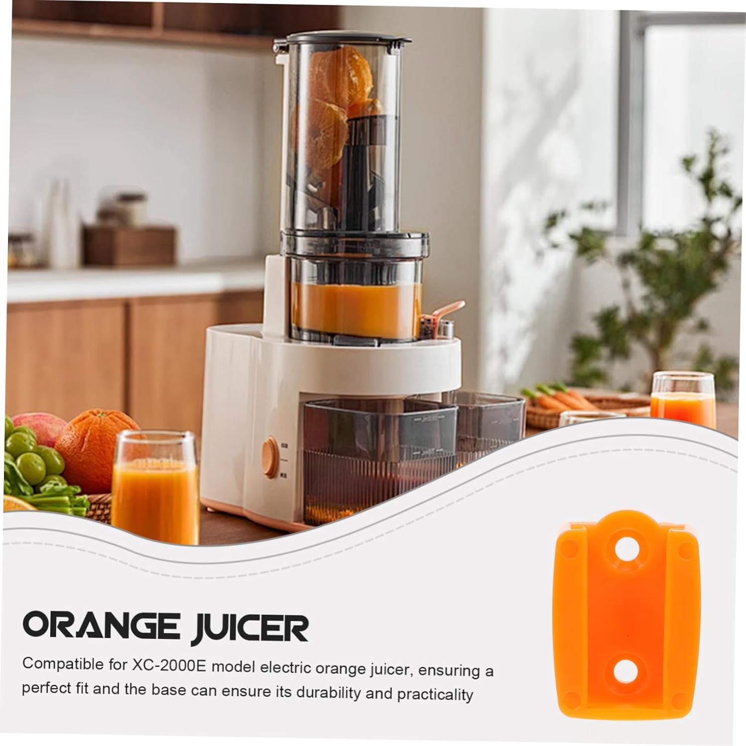 PRETYZOOM 5pcs Electric Orange Juice Squeezer Parts Juicer Replacement for Store Sturdy Peeler Machine Holder