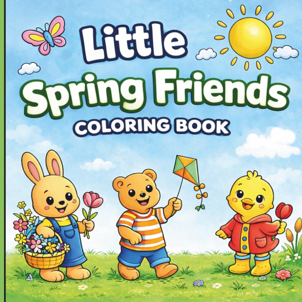 Little Spring Friends Coloring Book