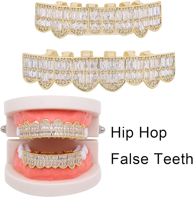 Braces, juego de dientes Hip Hop para fiesta y festival miniatura 3