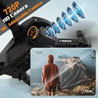 FAKJANK X19 Mini Drón HD 720P Kamerával - WiFi FPV Élő Közvetítés, 2 Kamera, Magasságtartás, Fejnélküli Mód, 3D Flip, 2 Akkumulátor, 20 Perc 2
