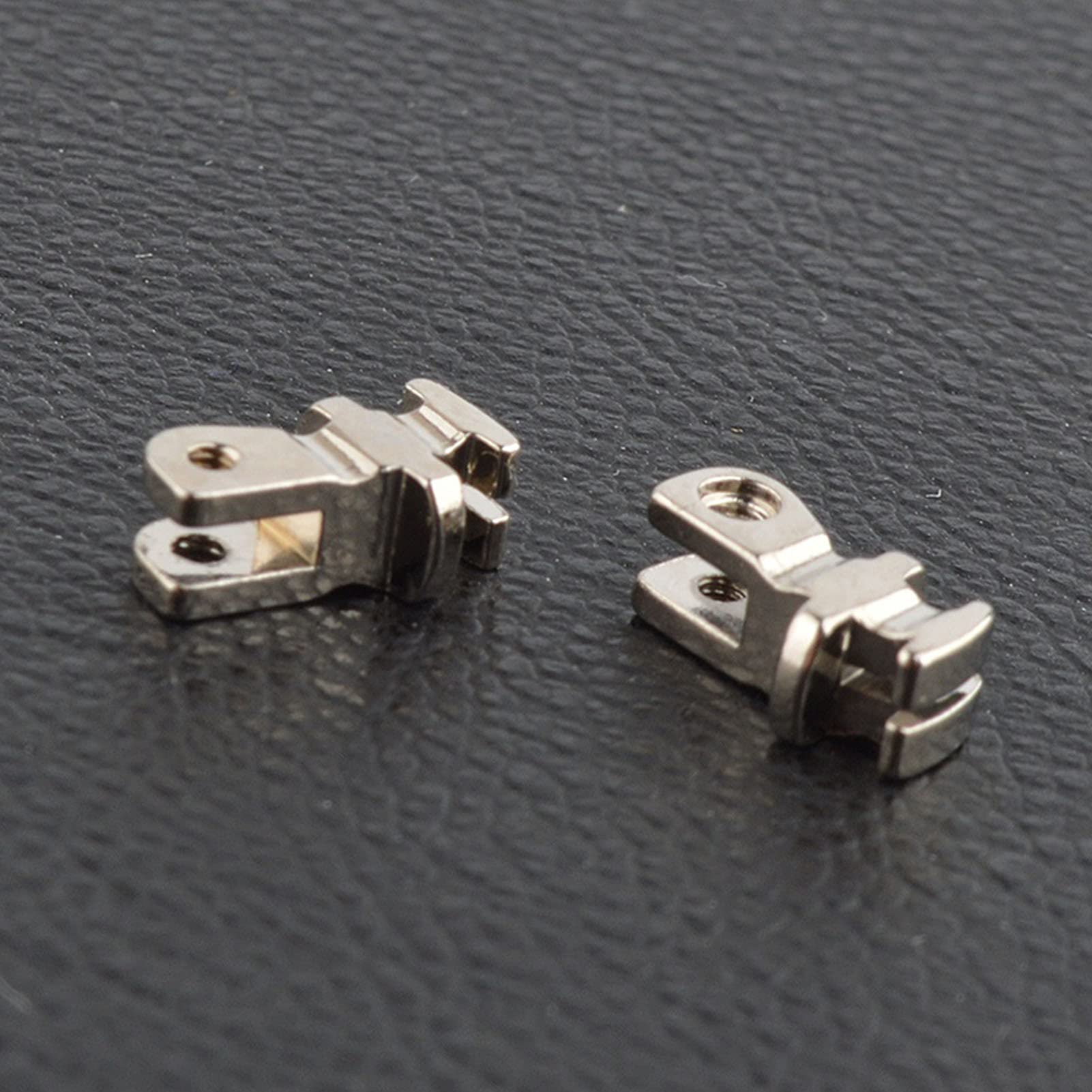 100 sztuk (50 par) 3.0x1.0mm plastikowe okulary zawias z dwiema pętlami, naprawa okularów wymiana akcesoria do okularów