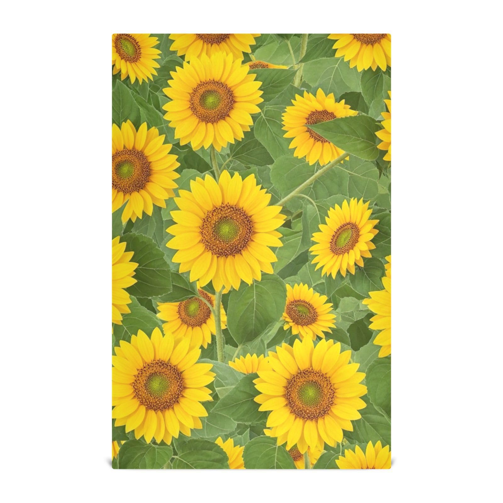 Torchons de cuisine pour homme et maison GAIREG lot de 6 motifs tournesols