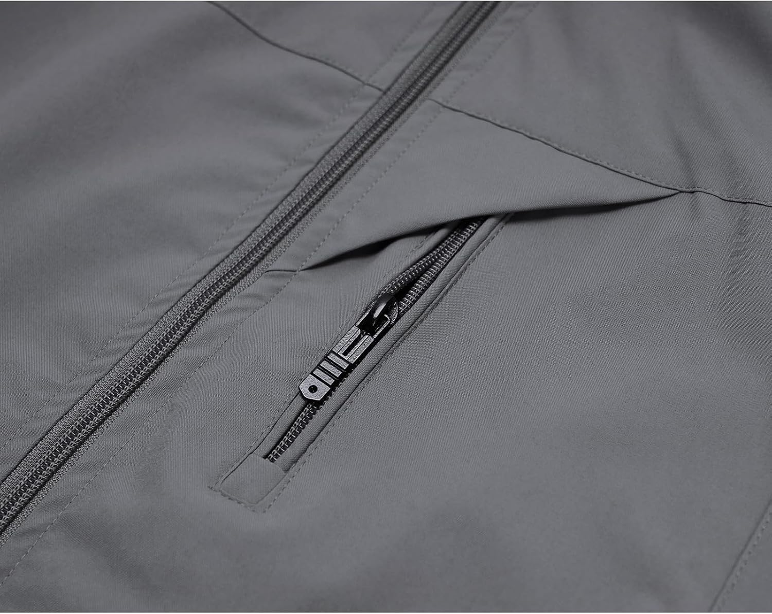 MANLUODANNI Men's Lightweight Vest Sleeveless Outdoor Work Jacket for Travel Hiking Running - Image 5