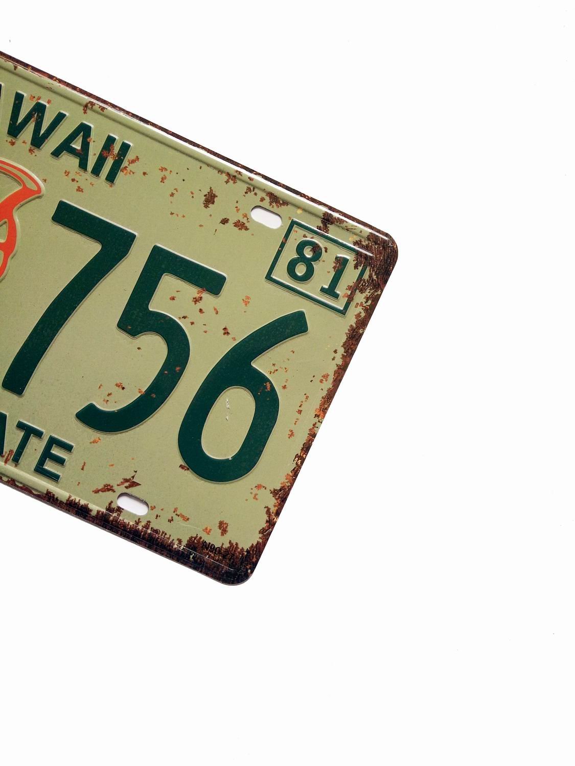 Amazon.com: ERLOOD Hawaii DTX 756 ALOHA state Retro Vintage Auto