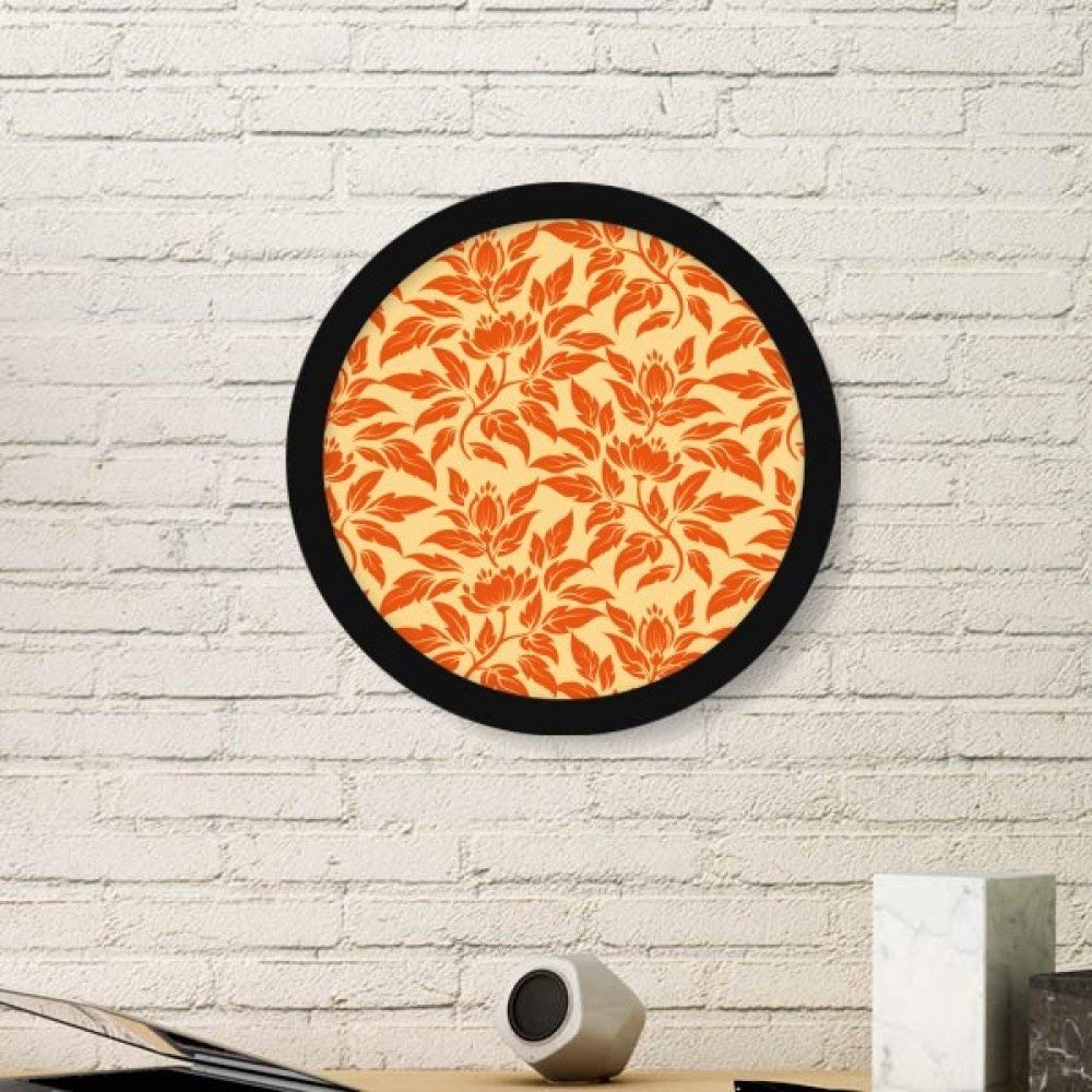Motif orange d'or floral sur peintures accueil et stickers muraux à offrir pour la maison