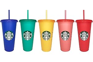 5 x 680ml Reusable Summer Color Changing Cups