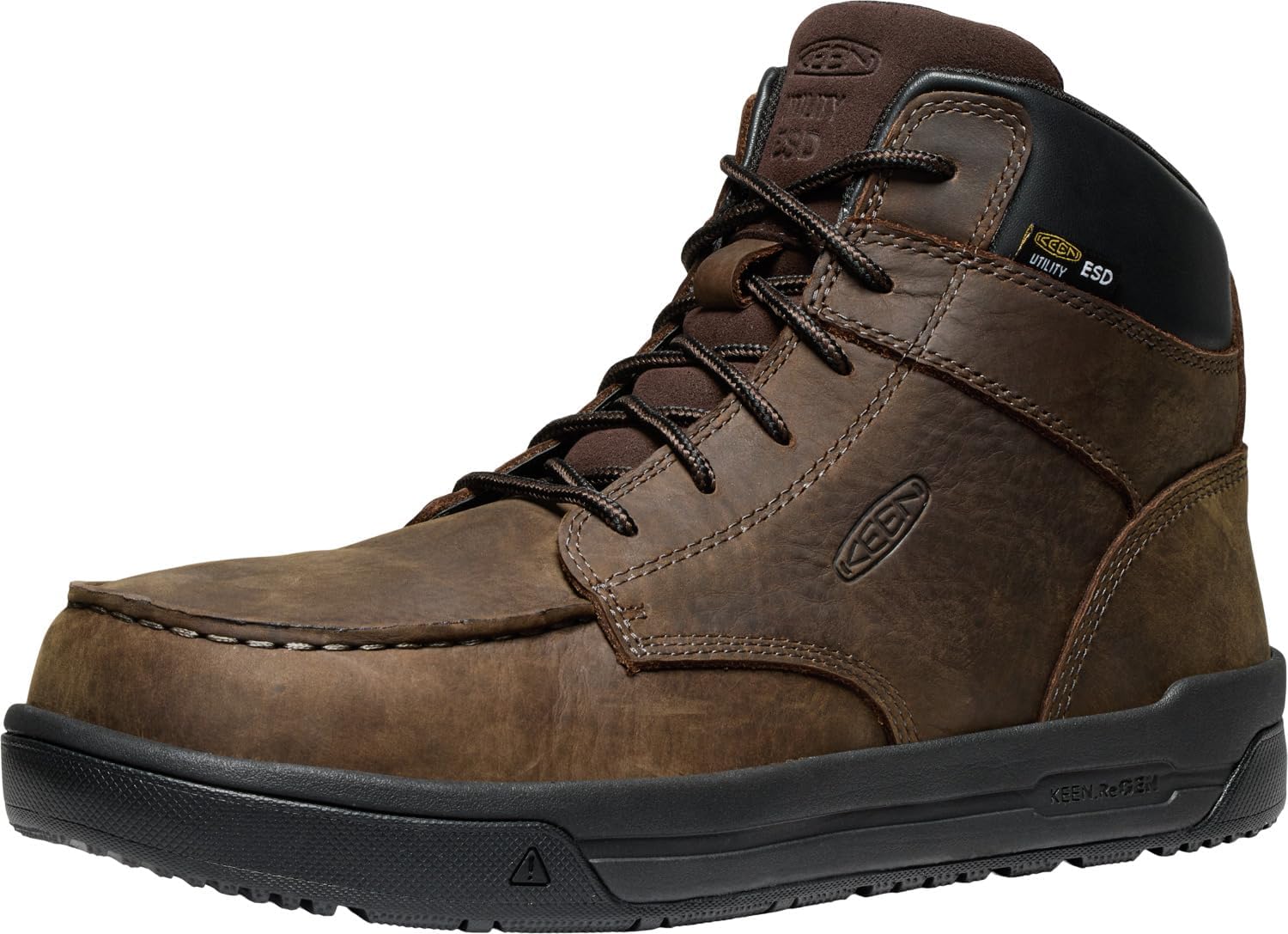 mens Gibson Esd Mid Height Composite Toe Athletic Traction Durable Leather