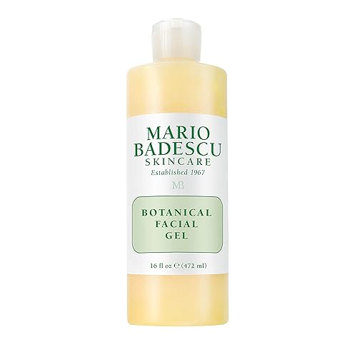 Vista 4 de Mario Badescu Limpiador facial botánico en gel, ligero, sin aceite, para mujeres y hombres, limpiador facial impregnado con extractos refrescantes