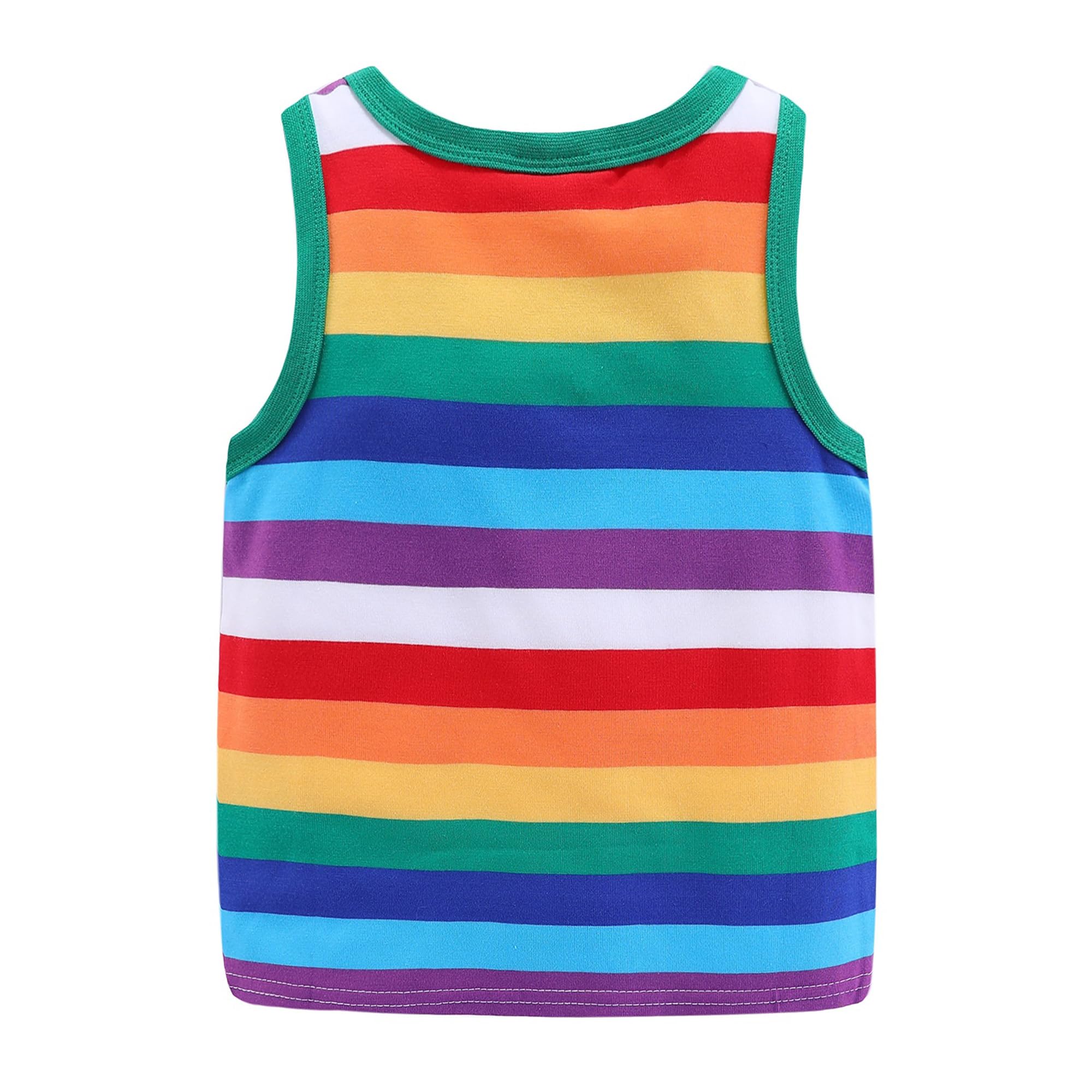 Mud Kingdom Niños Bebes Camisetas Raya del Arco Iris