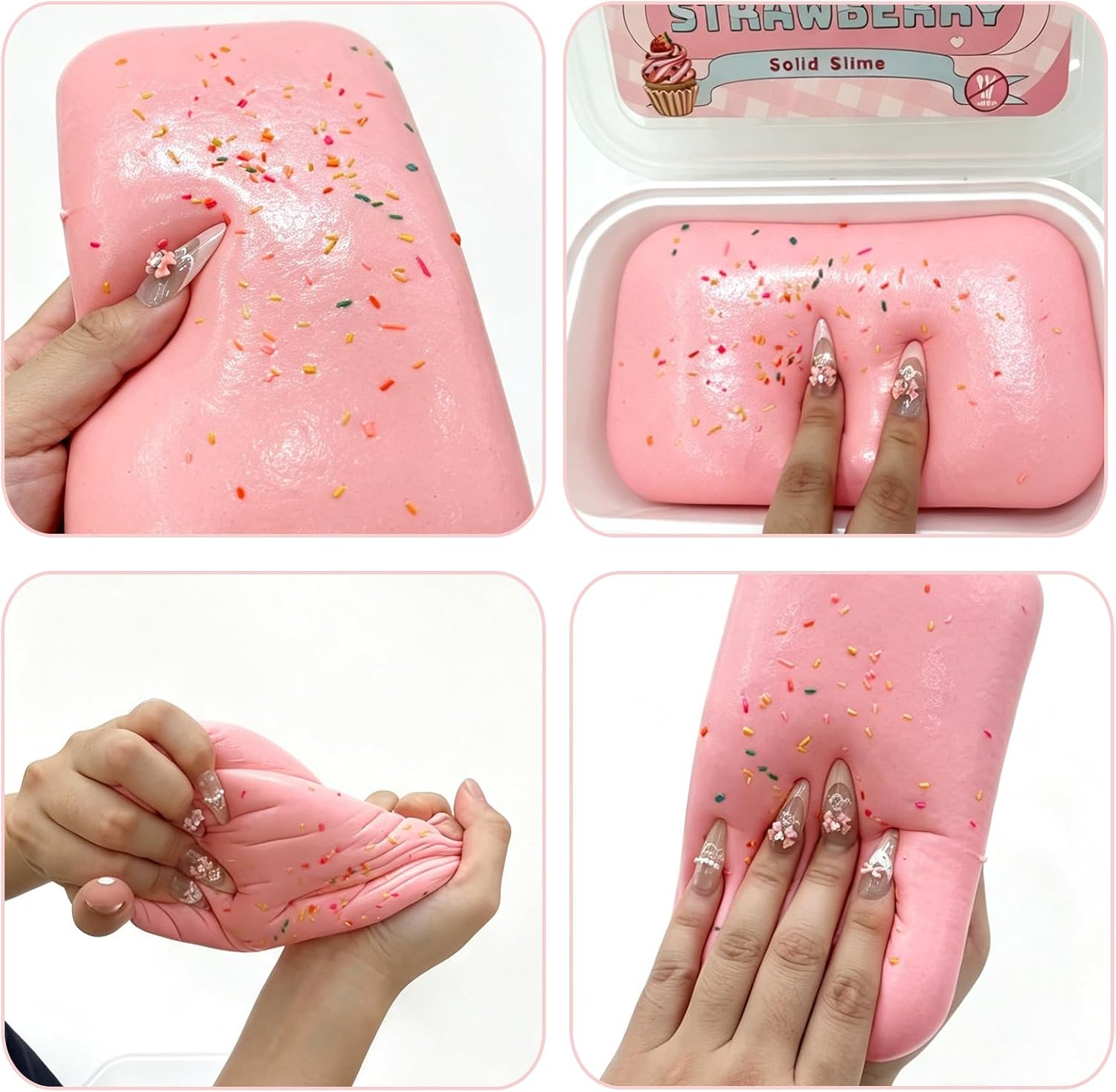 Cake Squishy Toy Slow Rising Desktop Fidget Toy for Stress Relief image 3