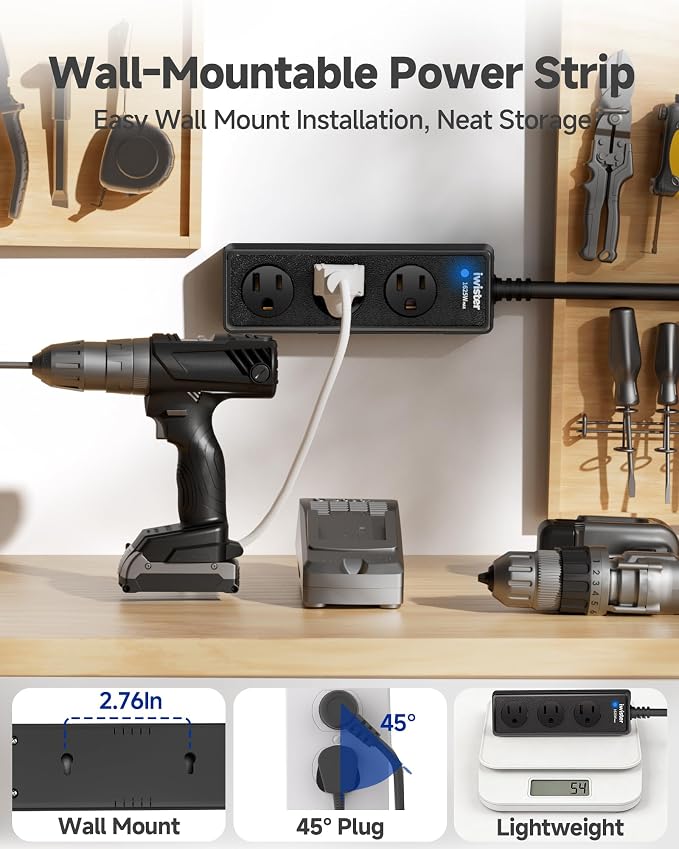 Multitoma exterior IPX6 3 tomas 1625W 5 pies miniatura 6