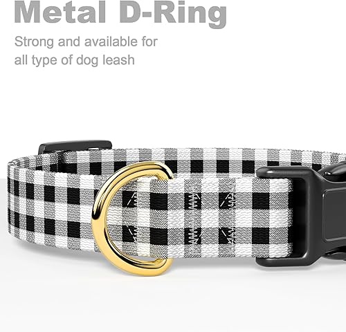 Miniatura 5 de Rnivvi Collar de perro, collar ajustable para perros pequeños, lindo collar de cachorro para perros machos y hembras, collares suaves y resistentes