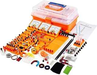 Middle School Physics Experiment Box Basic Electric Circuit Electrical Kit Simple Circuit Equipment Basic Learning Starter Kit School Physics Labs