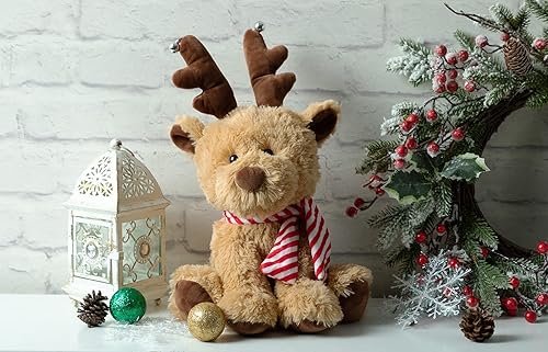 Miniatura 3 de HollyHOME Animado de Navidad de peluche de reno de peluche que canta y baila el juguete de los ciervos para los niños